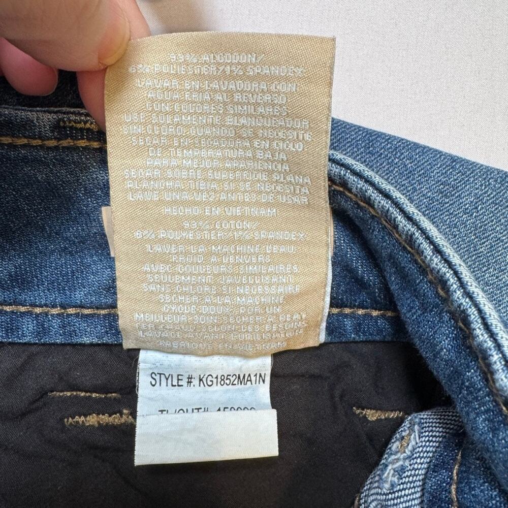 Kut from the Kloth Meg High Rise Med-Blue Wide Leg Jeans sz 12 fit like 12/14. - Picture 11 of 12